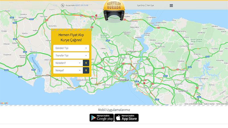 Kuryeler Burada